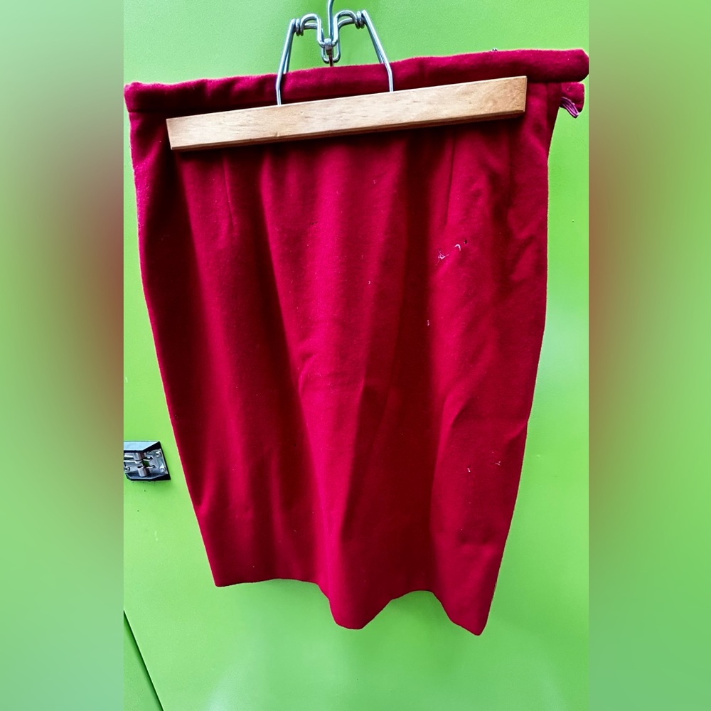 Suburbia Red Mini Skirt c.1960